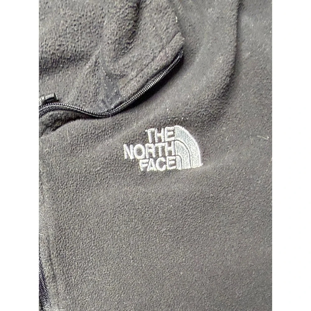 The North Face Mens XL TKA 100 Glacier 1/4 Zip Fleece Pullover Black T7